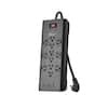 Select Home Depot Stores: Commercial Electric 6 ft. 12-Outlet Black Surge Protector with USB