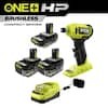 RYOBI ONE+ HP 18V Brushless Cordless Compact 1/4 in. Right Angle Grinder Kit