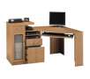 Vantage Collection Corner Desk, Light Dragonwood