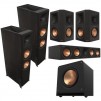 Klipsch Reference Premiere RP-8060FA II 5.1 Home Theater Pack, Ebony / Walnut