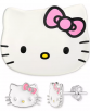 Hello Kitty 2-Pc. Set Enamel Kitty Stud Earrings in Sterling Silver & Ceramic Trinket Dish
