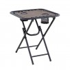 Sonoma Goods For Life Zero Anti-Gravity Collection Folding End Table (Brown, Charcoal or Teal)