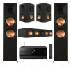 Klipsch Reference Premiere RP-8060FA II 5.0 Home Theater Pack (Black or Walnut) with Yamaha AVENTAGE RX-A8A