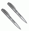 2 Pack Meritline FM Radio Pen (88MHz to 108MHz) with 4 Button Cell Batteries