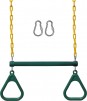 18" Trapeze Swing Bar with Rings