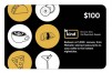 inKind Restaurant $100 E-Gift Card (471+ Restaurant Brands)