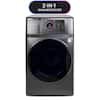 GE Profile 4.8 cu. ft. Smart UltraFast Electric Washer & Dryer Combo in Carbon Graphite w/ Ventless Heat Pump Technology