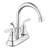 Glacier Bay Sadira 4 in. Centerset 2-Handle High-Arc Bathroom Faucet: Chrome $21.48, Brushed Nickel $23.75
