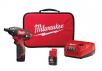 Milwaukee M12 12V Lithium-Ion Cordless 1/4 in. Hex Screwdriver Kit