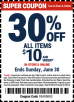 Harbor Freight :30% Off All Items under $10 Coupon