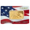 Costco Members:1 oz Gold Bar PAMP America the Free Statue of Liberty (New in Assay)