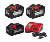 Milwaukee M18 18-Volt Li-Ion 2-Count 12.0Ah + 1x 8.0ah Battery Pack with Charger