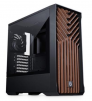 MagniumGear Neo Air 2 ATX Mid-Tower Computer Case with Wood Texture Design (Black or White)