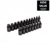 Kobalt 20-Piece 1/2-in Drive Set Hex Bit Driver Socket Set