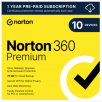 Norton 360 Premium 2024 - 10 Devices - 1 Year with Auto Renewal, - Download