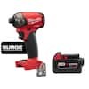 Milwaukee M18 FUEL SURGE 18V Lithium-Ion Brushless Cordless 1/4 in. Hex Impact Driver with XC 5.0 Ah Battery