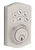 Kwikset Powerbolt 240 5-Button Keypad Satin Nickel Traditional Electronic Deadbolt Door Lock