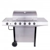 Member: Char-Broil Performance Series Silver 5-Burner Liquid Propane Gas Grill with 1 Side Burner