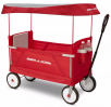 Radio Flyer 3 in 1 EZ Fold Wagon with Canopy - Red
