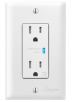 Rocketfish - 2-Outlet In-Wall Surge Protector - White