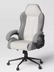 Room Essentials Swivel Gaming Chair Gray - Room Essentials: Upholstered Computer Desk Chair