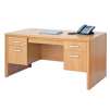 Office Depot State Street Executive Desk, 30 3/8"H x 59 1/2"W x 31 3/4"D, Canyon Maple
