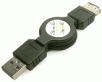 Retractable USB 2.0 Male to Female Extension Cable for any USB Device