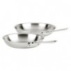 All-Clad D3 Stainless Steel 3-Ply Bonded 2-piece Fry Pan Set