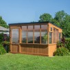 Backyard Discovery Zalie 11.2 L x 7.2 W x 7.9 H Brown Greenhouse Kit