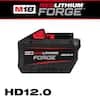 Milwaukee M18 18V Lithium-Ion REDLITHIUM FORGE HD 12.0 Ah Battery Pack