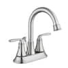 Glacier Bay Sadira 4 in. Centerset 2-Handle High-Arc Bathroom Faucet: Brushed Nickel $19.99, Chrome $21.47