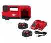 Milwaukee M18 18-Volt Lithium-Ion Cordless Inflator with Two 5.0ah and Charger