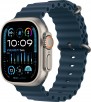 Apple Watch Ultra 2 GPS + Cellular 49mm Titanium Case with Blue Ocean Band - Silver (Open Box Excellent)