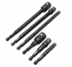 Husky 1/4 in. Drive Impact Driver Socket Adapter Set (6-Piece)