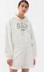 Gap Vintage Soft Cropped Hoodie (New off White)