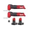 Milwaukee M12 FUEL 12-Volt Lithium-Ion Cordless Oscillating Multi-Tool (2-Tool) with Two 3.0 Ah Batteries
