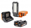 RIDGID 18V Cordless Magnetic Task Light Kit with 2.0 Ah Battery and Charger
