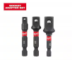 Milwaukee SHOCKWAVE Impact Duty 1/4 in. Hex Shank Socket Adapter Set (3-Piece)