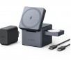 Anker - 3-in-1 Cube with MagSafe - Gray