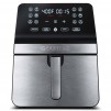 Gourmia 8qt Digital Air Fryer, with 12 One-Touch Functions & Guided Cooking - Stainless Steel