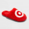 Target Circle 360 Members: Target Adult Bullseye Scuff Slippers - Wondershop Red for Free