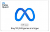 Meta Quest $100 Gift Card (Email Delivery) for $85