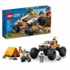LEGO City 4x4 Off-Roader Adventures Monster Truck Toy 60387, 252-Piece