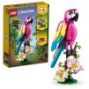 LEGO Creator Exotic Pink Parrot 3in1 Building Toy Set 31144, 253-Piece