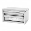 Kobalt Mini 10.83-in W x 5.91-in H x 5.91-in D 2-Drawer White Steel Tool Box (Various Colors)