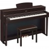 Yamaha Arius YDP-184 88-Key Traditional Console Digital Piano with Bench & PA-300C AC Power Adapter, Dark Rosewood