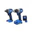Kobalt 24-volt 2-Tool Brushless Power Tool Combo Kit with Soft Case + 1-Battery Included + Charger
