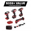 Skil PWR Core 12V 5-Tool Brushless Power Tool Combo Kit (2-Batteries and Charger Included)
