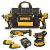DEWALT 20V MAX 4-Tool Combo Kit, DCKSS431D2