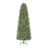 Home Accents Holiday 7.5 ft. Pre-Lit LED Festive Pine Slim Artificial Christmas Tree T4